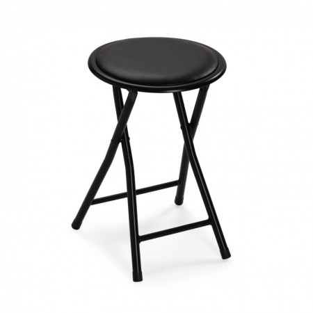 TABURETE PLEGABLE TOBY NEGRO