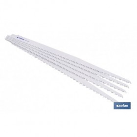 Hojas de sierra de sable universales HCS para madera seca, aglomerado y plásticos | Disponibles en diferentes longitudes