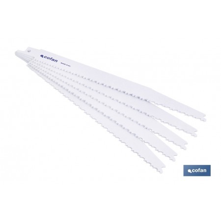 Hojas de sierra de sable universales bimetal para madera | Corte multimaterial | Adecuadas para madera, plástico y metal