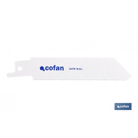 Hojas de sierra de sable universales bimetal para metales de 1,5 a 3 mm de espesor | Disponibles en diferentes longitudes