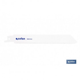 Hojas de sierra de sable universales bimetal para metales de 1,5 a 3 mm de espesor | Disponibles en diferentes longitudes