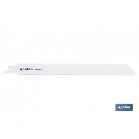 Hojas de sierra de sable universales bimetal para metales de 1,5 a 3 mm de espesor | Disponibles en diferentes longitudes