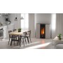 ESTUFA PELLET EXTRAPLANA MUNDOCLIMA BIOTHERM COLOR GRIS SLIM BREUER 6 kW