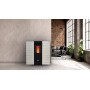 ESTUFA PELLET EXTRAPLANA MUNDOCLIMA BIOTHERM COLOR BLANCO SLIM CANALIZABLE BREUER 8 KW