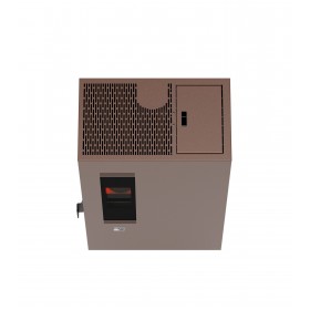 Estufa de pellets Mila 5 kW negra clase A deposito 10 kg salida superior display LCD Estufa pellet color negro MUNDOCLIMA BIOTHERM MILA 5kW