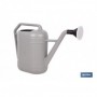 Regadera gris con cabezal desmontable de HDPE | Resistente, ligera 100 % reciclable con capacidad de 6 litros