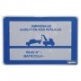 Placa V-24 homologada para Grúas de Auxilio en Carreteras | Señalización de Seguridad para Servicios de Asistencia Vial