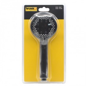 MANGO DUCHA NEGRO 5 FUNCIONES 90MM BLISTER