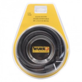 FLEXO DUCHA NEGRO 1.5-2.15MT EXTENSIBLE  BLSITER