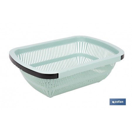 Escurridor rectangular extensible | Lava y escurre alimentos sobre el fregadero | Disponible en diferentes colores