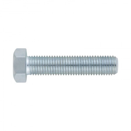TORNILLO HEXAGONAL DIN 933 8.8 ZINC. 8X80 CAJA 100