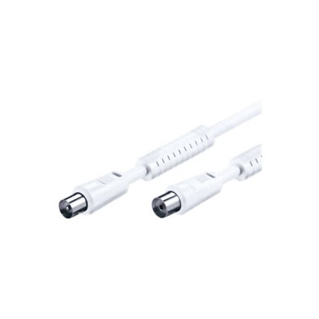 CONEXION ANT. BLANCO FERRITA 9.5MM 2.5M