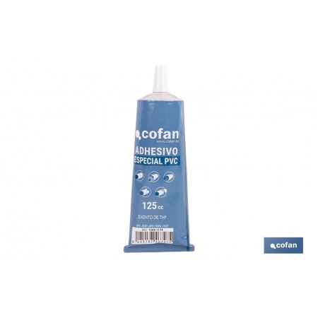 Adhesivo para PVC | Gel para uniones de secado muy rápido ideal para tuberías | Dos capacidades: 125 o 250 ml