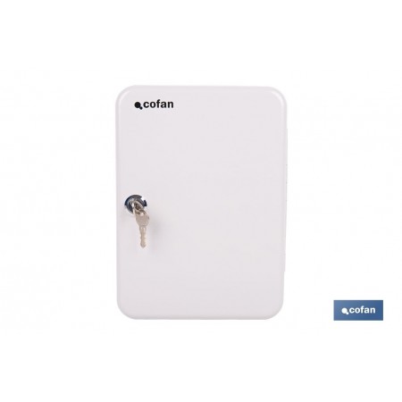 Armario metálico para llaves con cerradura | Incluye 2 llaves y kit de fijación | Disponible para 20, 40, 60 y 80 llaves