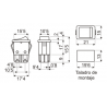 ▷ Interruptor Luminoso Con N T/R Faston 4.8 - Pack 25 uds