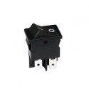 ▷ Interruptor Errruptor Faston Negro Serigrafia 0I - Pack 25 uds