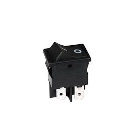 ▷ Interruptor Errruptor Faston Negro Serigrafia 0I - Pack 25 uds