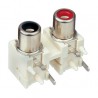 ▷ Base Coaxial Rca Hembra Doble Acodado. | Ferreidea
