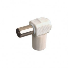▷ Conector Tv Hembra Acodado/Bisagra. | Ferreidea