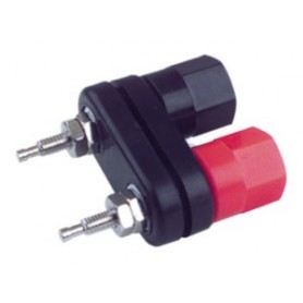 ▷ Borne Doble Colores Rojo Y Negro - 09.085 | Ferreidea