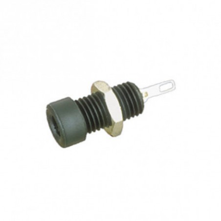 ▷ Hembrilla Para Banana De 4 Mm., Negra. - Pack 50 uds