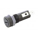 ▷ Portafusible A Rosca 5X20. Faston 4.8Mm | Ferreidea