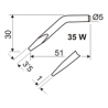 ▷ Punta Normal Soldador Modelo 41 35W | Ferreidea