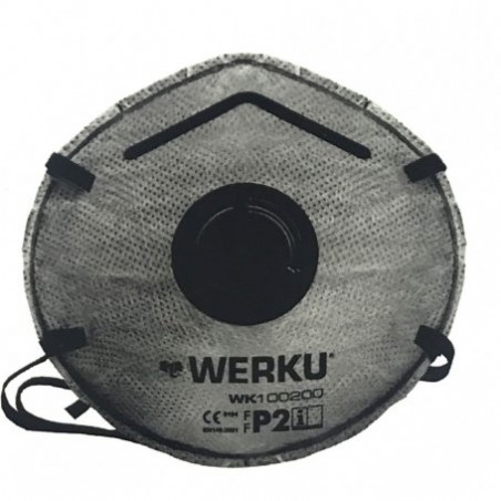 ▷ Mascarilla Antivirus Coronavirus FFP2 NR con Valvula Werku ✔️