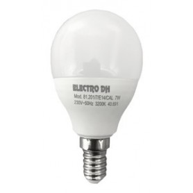 ≫ Bombilla Led G45. E14. 7 Wattios Regulable Cal 81.201-7-E14-Cal ✔ Ferreidea