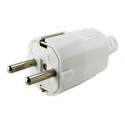 ≫ Clavija Bipolar Toma Tierra 16A Blanca Blister 36.028-B-Bt ✔ Ferreidea