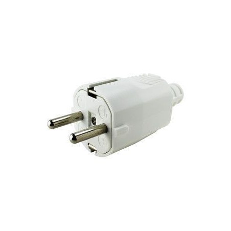 ≫ Clavija Bipolar Toma Tierra 16A Blanca Blister 36.028-B-Bt ✔ Ferreidea