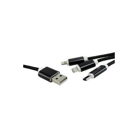 ≫ Conector Usb Am A Lighting-Micro Usb-Usb-C.1M 38.448 ✔ Ferreidea