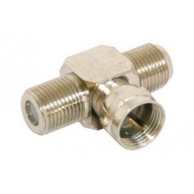 ≫ Conector F Macho A 2 F Hembras, Rosc 19.577 ✔ Ferreidea