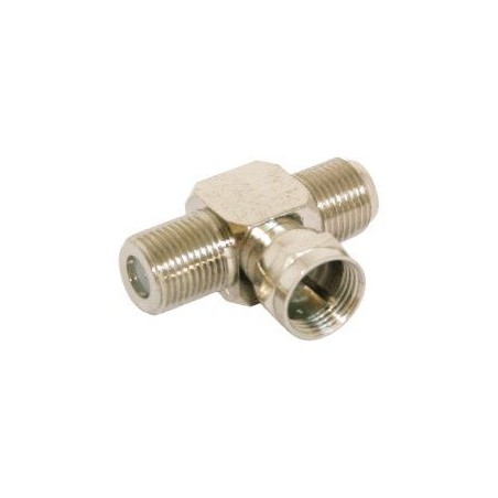 ≫ Conector F Macho A 2 F Hembras, Rosc 19.577 ✔ Ferreidea