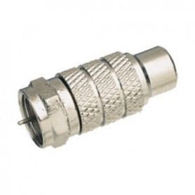 ≫ Conector F Macho A Rca Hembra  19.580 ✔ Ferreidea
