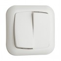 ≫ Doble Conmutador Empotrable Marfil. 36.530-Dc-M ✔ Ferreidea
