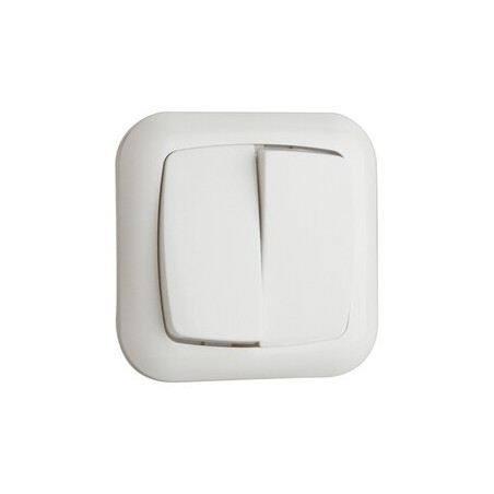 ≫ Doble Conmutador Empotrable Marfil. 36.530-Dc-M ✔ Ferreidea
