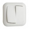 ≫ Doble Conmutador Empotrable Marfil. 36.530-Dc-M ✔ Ferreidea