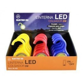 ≫ Linterna Colgador 3 Wattios Expositor 12 Unidades  60.406 ✔ Ferreidea
