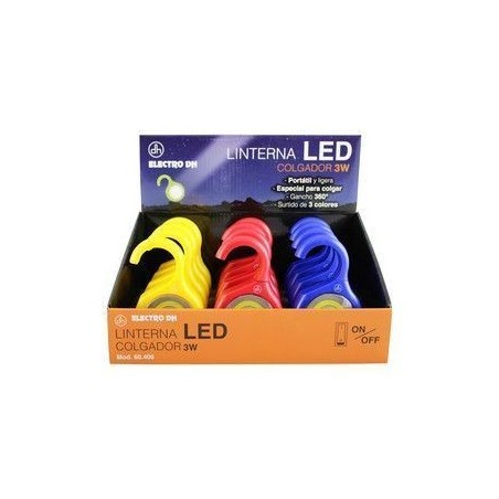 ≫ Linterna Colgador 3 Wattios Expositor 12 Unidades  60.406 ✔ Ferreidea