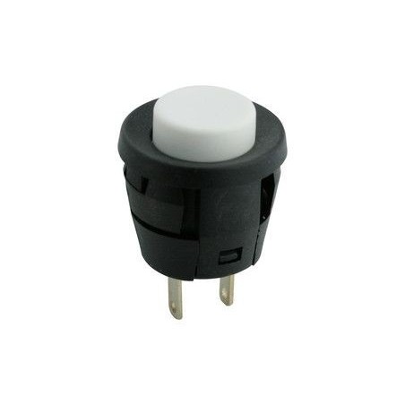 ▷ Pulsador Blanco Cont.Plata 11.525-B-P - Pack 25 uds