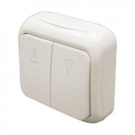 ≫ Pulsador Doble Control Persianas Superficie  36.475 ✔ Ferreidea