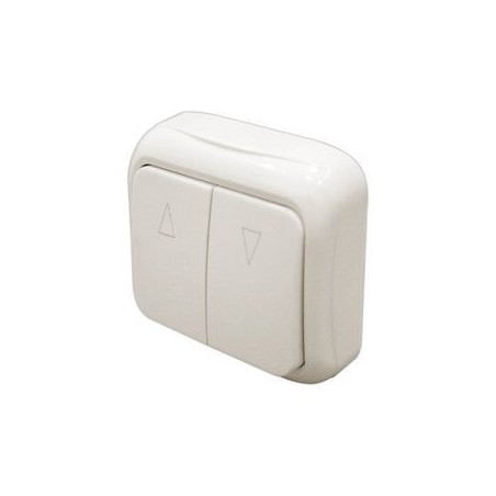 ≫ Pulsador Doble Control Persianas Superficie  36.475 ✔ Ferreidea