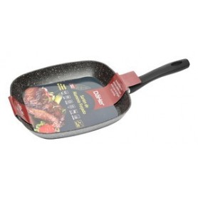 ≫ Sarten Grill Aluminio Efecto Piedra. 28X28 92.410-Gr-28-C ✔ Ferreidea