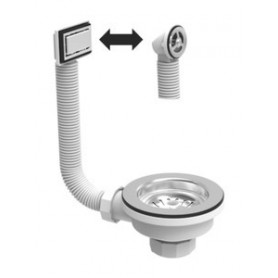 ≫ Válvula Fregadero Cesta Inoxidable Con Rebosadero 92.896 ✔ Ferreidea