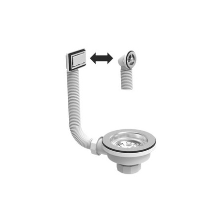 ≫ Válvula Fregadero Cesta Inoxidable Con Rebosadero 92.896 ✔ Ferreidea