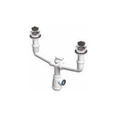 ≫ Sifón Botella Extensible Doble Válvula Fregadero  92.876 ✔ Ferreidea