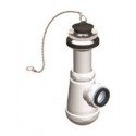 ≫ Sifón Botella Corto Extensible Con Válvula Lavabo Bi 92.800 ✔ Ferreidea