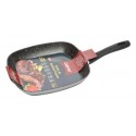 ≫ Sartén Grill Aluminio Efecto Piedra. 28X28 92.410-Grill-28 ✔ Ferreidea