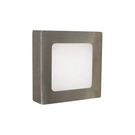 ≫ Plafón Led Cuadrado Superficie 6 Wattios Níquel 6500K 81.630-C-Ni-Dia ✔ Ferreidea